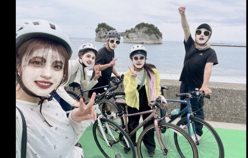 白浜でサイクリング