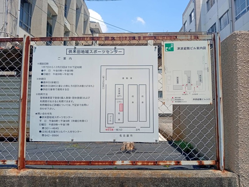 供米田中