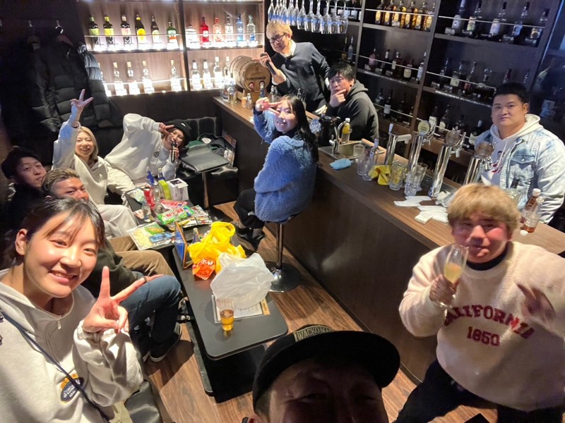 飲み会、BBQは、まーまーあり