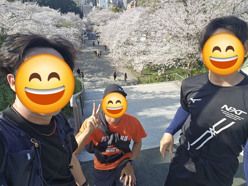 自分の脚で季節も楽しむ🌸