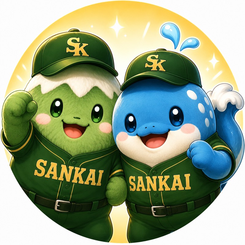 チャッピーに任した、山海マスコ