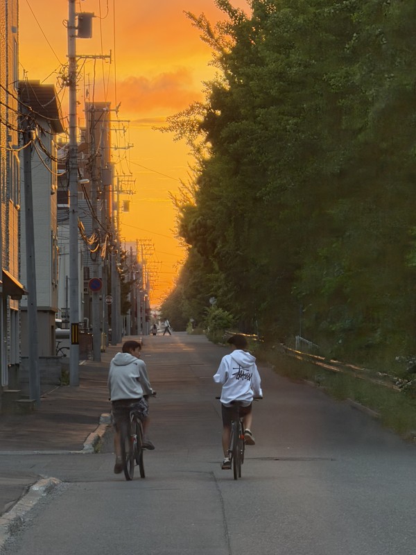 夕陽が綺麗!