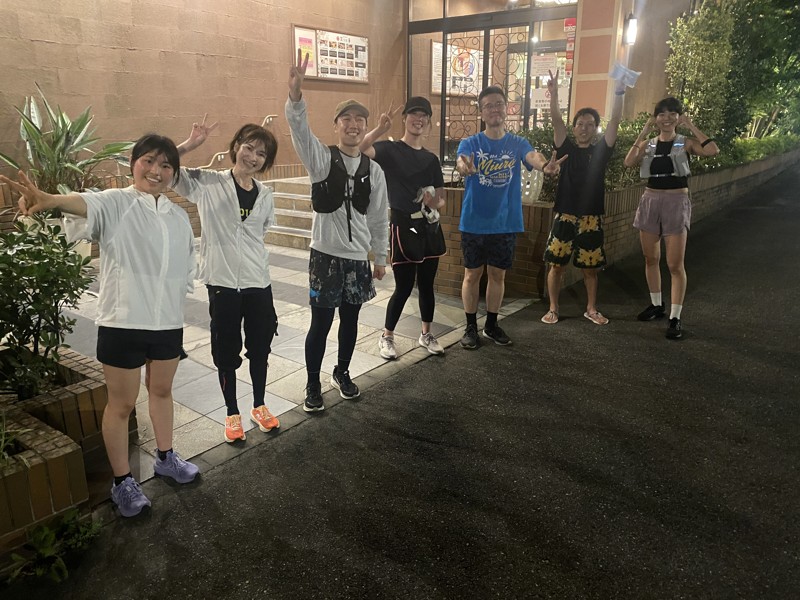 7月菜々の湯ランニング