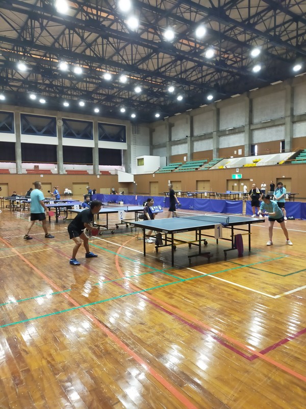 県体 曽於予選の試合会場にて