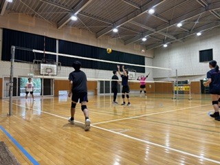 中学生の育成(アタック練習)
