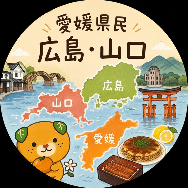 ★愛媛松山在住の〜🍁広島・🐡山口出身者で、集まりましょう😃