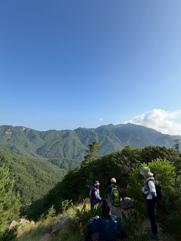 軽登山。疲れたけど楽しい。