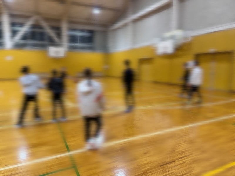 バスケもしますよ〜！