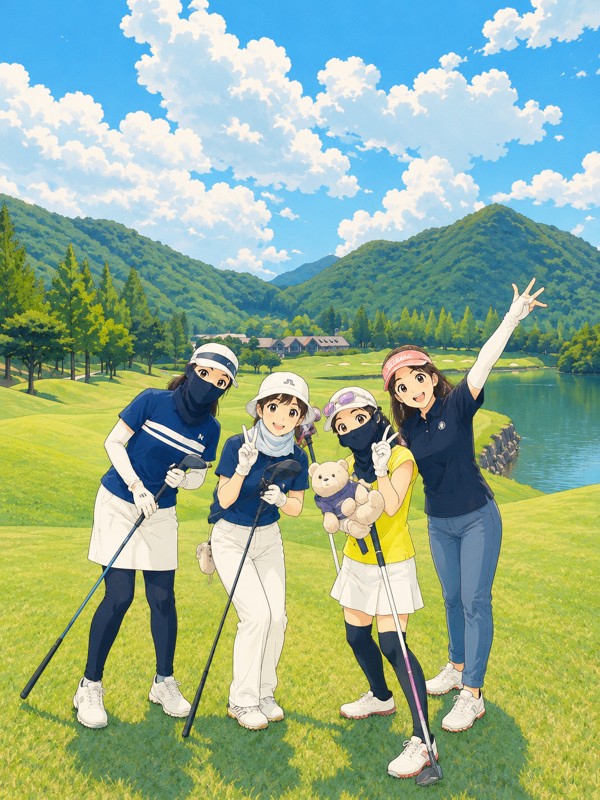 女子会ゴルフも開催しています