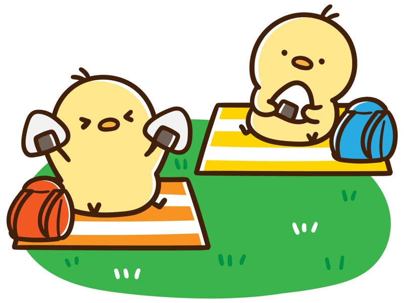 お昼は頂上で😊