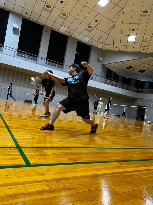 佐伯区スポーツセンターにて🏸