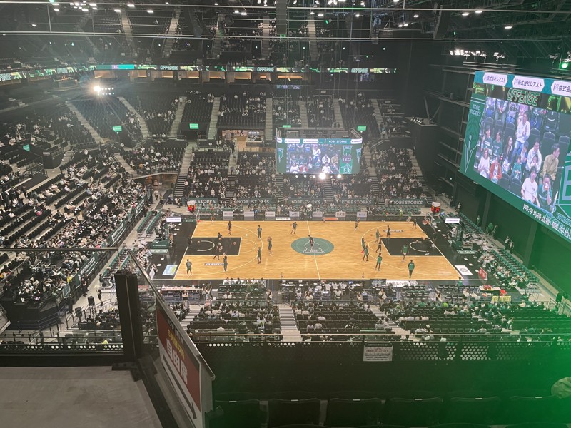 たまにbリーグ観戦も行います笑