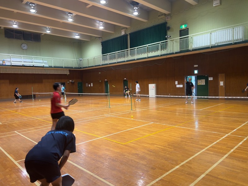 話し合いながら楽しく練習