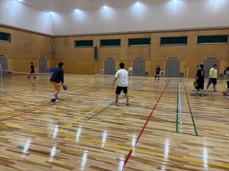 ピックルボールの会