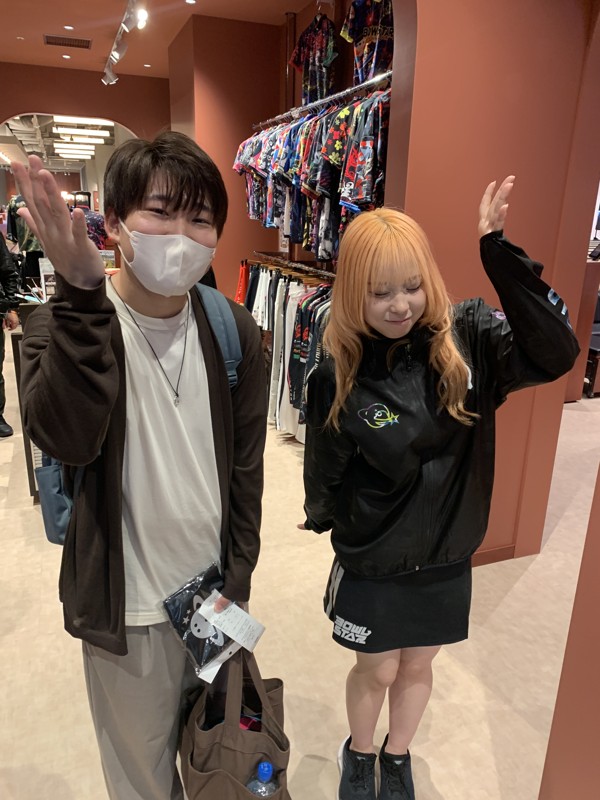熊田プロとのツーショットです。