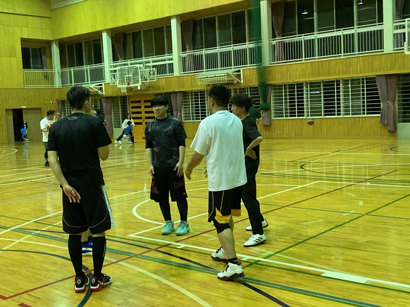 瑞穂野中にて