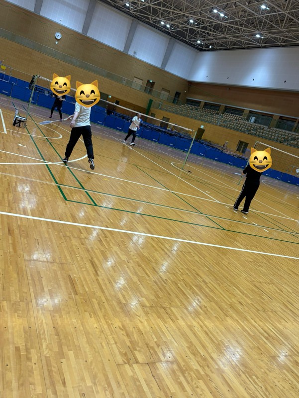 バドミントン風景