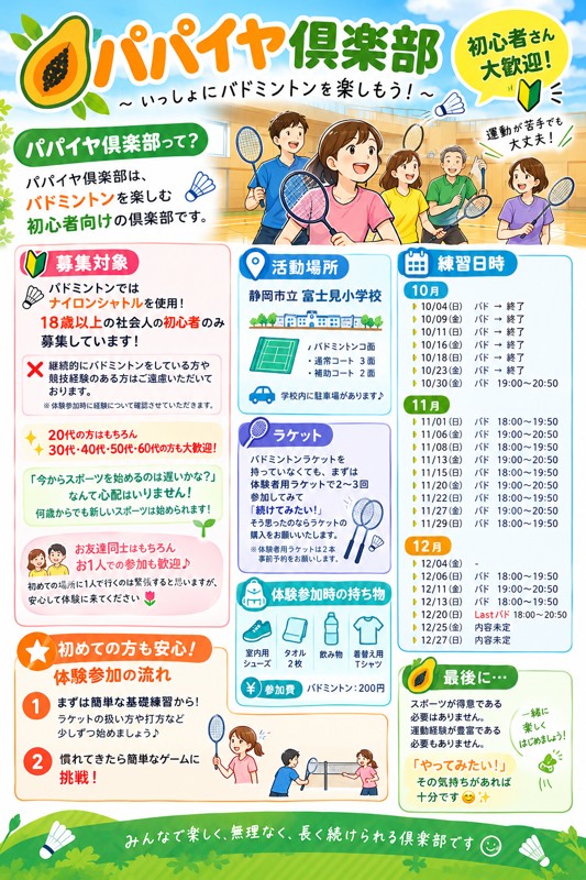 ゆるゆる ゆったりの🥭 パパイヤ倶楽部