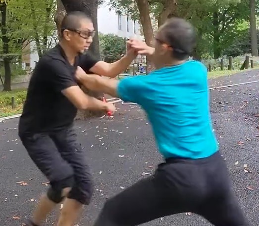 通背拳　三環砲