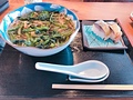 琵琶湖畔でお蕎麦
